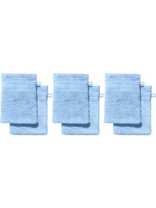 Redbest  Махровые рукавицы для мытья посуды, 6 штук, Чикаго, светло-голубой цвет