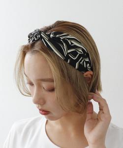 Повязка на голову с принтом «Три-четыре времени/Африканец» Three Four Time, цвет Black