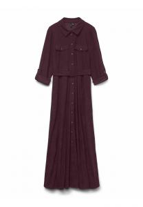 Платье макси Vero Moda, Бордо