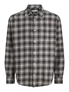 Jack & Jones Plus Рубашка на пуговицах Regular fit в сером цвете, антрацит