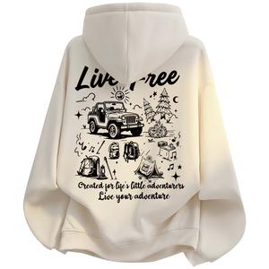 Свитшот для верховой езды Casual Collection Unisex Jeep, оранжевый (fleece-lined)