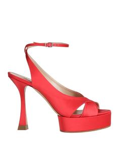 Сандалии Casadei, красный