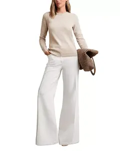 Свитер с круглым вырезом Reiss, белый