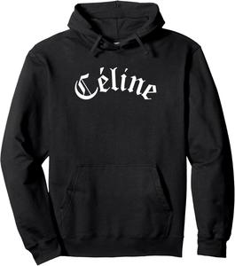 Толстовка Cline Hello My Name Is Name Badge Name Hoodie, черная Celine