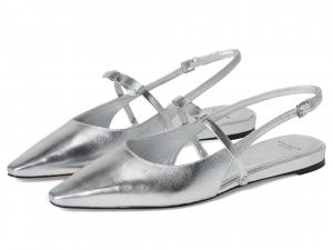 Балетки Kate Spade New York Carolina Slingback Flat, серебряный