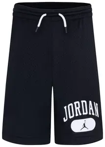 Детские шорты из полиэтилена с сеткой Jordan, черный