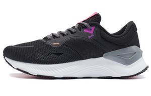 Кроссовки мужские YueYing Element с низким верхом, черные/флуоресцентные, сливово-фиолетовые Lining