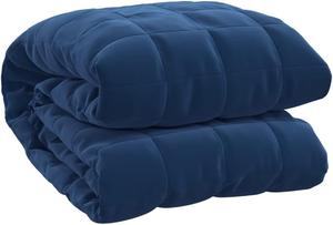 Утяжеленное одеяло 150х200 см, 6 кг, 100% Brushed Polyester Microfiber, Blue, Single