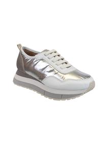 Женские кроссовки Kinetic Platform Sneakers серебристого цвета Naked Feet, серебряный