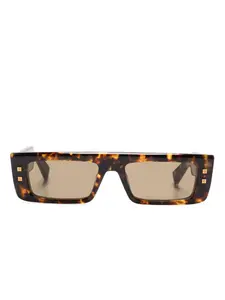 Солнцезащитные очки с логотипом Balmain Eyewear, коричневый