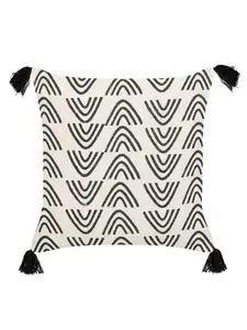 Декоративная подушка Beliani Deko MAYS, белый/черный