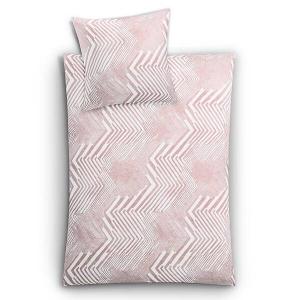 Сатиновое постельное белье Kleine Wolke Macra, 155x1x220 см цвет pastellrose