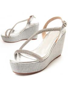 Сандалии Wesparto8 серебристого цвета Montevita