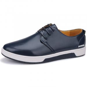 King Jinmai Мужские низкие повседневные туфли синие, цвет Blue