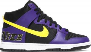 Кроссовки Nike Dunk High Premium EMB 'Lakers', фиолетовый