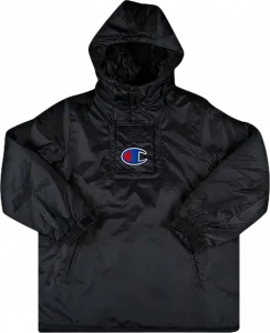 Пуловер Supreme x Champion Pullover Parka 'Black', черный