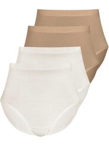 Трусы Sassa 4er Sparpack Maxi, цвет ivory skin