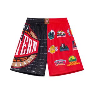 Mitchell Ness Шорты баскетбольные Mitchell & Ness мужские черно-красные