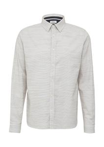 Рубашка Slim Fit на пуговицах s.Oliver, бежевый