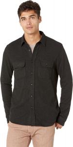 Легендарная рубашка-свитер Faherty, цвет Heathered Black Twill