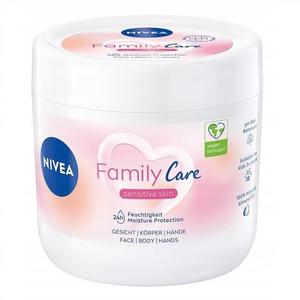 Легкий увлажняющий крем для лица, тела и рук 450мл Nivea, Family Care