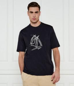 Футболка мужская Armani Exchange с графическим принтом, черный