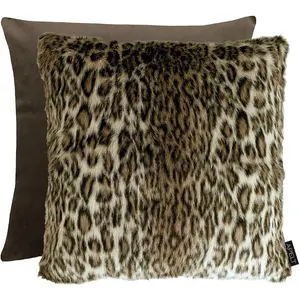 Декоративная подушка Luke с двусторонним чехлом и наполнителем, 1 шт. Apelt, Braun/braungrau + unifarben