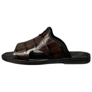 A fairy tale of a pair of shoes Мужские слайдеры коричневые, цвет Brown