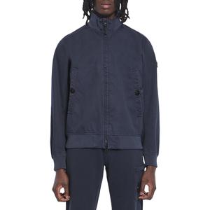 STONE ISLAND Приталенная бомбер с высоким воротником, Blue