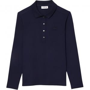 LACOSTE Женская поло морского синего цвета