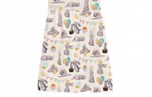 Платье для девочки с пышными рукавами и расклешенной юбкой Natural Egg Hunt KICKEE, Natural Egg Hunt