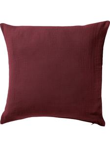 Наволочка из хлопка Arona темно-красного цвета Erwin Müller, 50 x 50 см