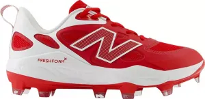 Женские формованные бутсы для софтбола New Balance Fresh Foam X VELO v4, красный/белый