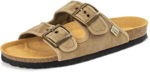 Мужские сандалии Natural World с плоской подошвой, бежевый