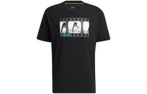 Adidas Neo Футболка с рукавом дроп-шоулд мужская черная