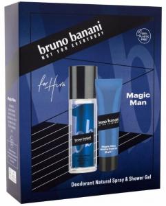 Мужской косметический набор Bruno Banani Magic Man, гель + дезодорант-распылитель