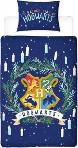 Гарри Поттер - Двусторонний комплект постельного белья Я бы лучше остался в Хогвартсе TC155 (односпальный) (разноцветный) Harry Potter Shop