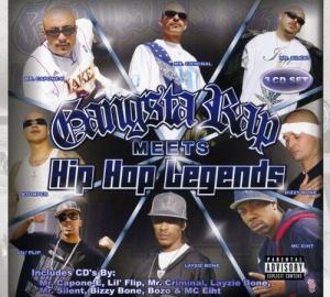 CD диск Gangsta Rap Meets Hip-Hop Legends / Various: Gangsta Rap Meets Hip-Hop Legends