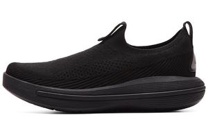 PEAK Амортизирующие нескользящие износостойкие полувысокие тренировочные кроссовки мужские All Black, цвет All Black