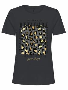 ONLY Футболка в темно-сером цвете