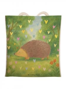 Mr. & Mrs. Panda Сумка через плечо с изображением ежика и сердечка, без надписи, белого цвета