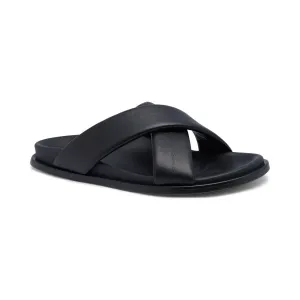 Кожаные тапочки Alohas, черный