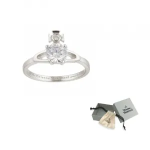 Vivienne Westwood Серебряные кольца из латуни для женщин Silver