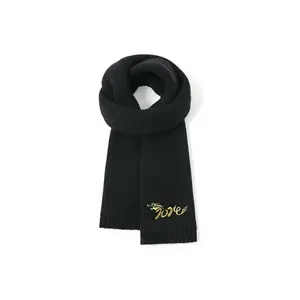 FREE RABBITⅡ Вязаный шарф унисекс, Black