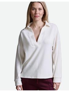 Рубашка с длинными рукавами из меланжевой ткани цвета кремовый Cotton Candy