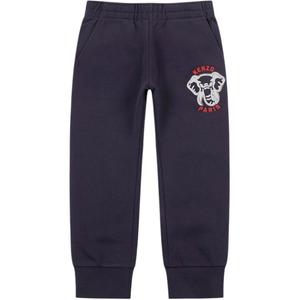 Детские вязаные спортивные штаны SS25 KENZO, синий