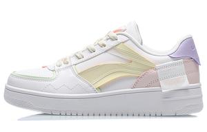 Кроссовки для скейтбординга женские, низкие, желтые/белые/пудровые Lining