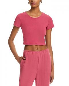 Лорен Укороченный Топ Приталенного Покроя LESET, красный