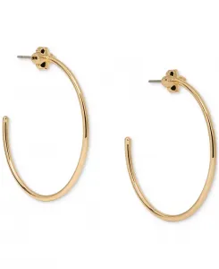 Серьги-Кольца в форме цветка-пика среднего размера, 1,63 дюйма Kate Spade New York, gold