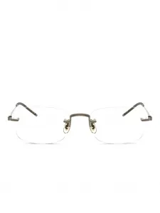 Очки TK-10 в прямоугольной оправе Oliver Peoples, золотой